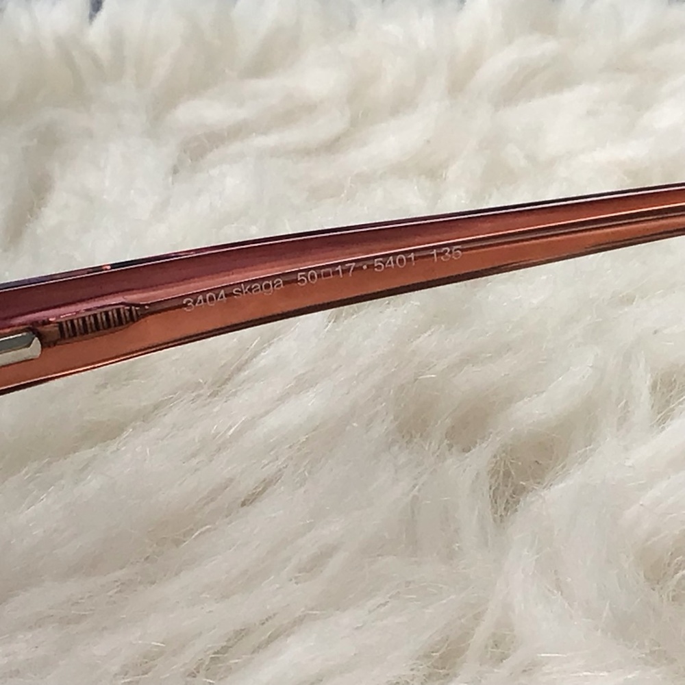 Skaga Eyeglasses 3404 Scandinavian Eyewear -Red, Pink and Orange Titanium Frame. - Picture 7 of 16